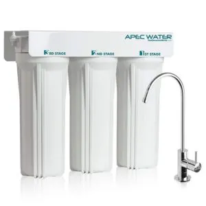 APEC WFS-1000 3 Stage Under-Sink Water Filtration System - best water filter for home (under-sink)