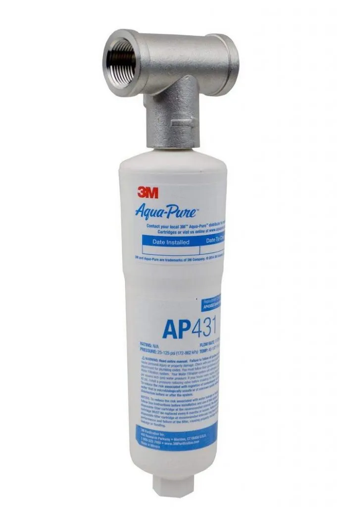 4. 3M Aqua-Pure Whole House Scale Inhibition Inline Water System AP430SS - Best Inline Descaler image