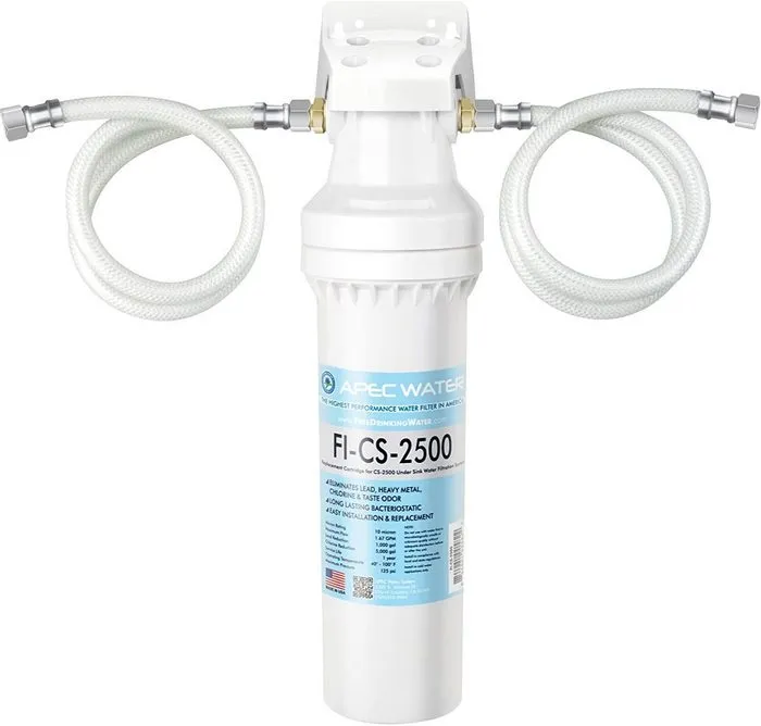 3. APEC CS-2500 Ultra High Capacity Undersink Water Filter - Best Inline Water Filter for washing machine image