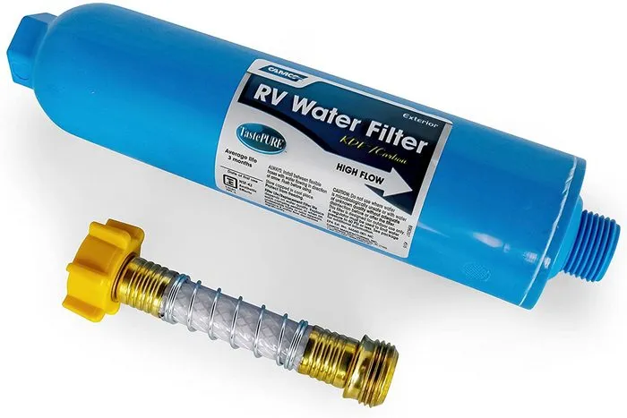 8. Camco TastePure RV/Marine Water Filter - Best Inline Water Filter for RV image