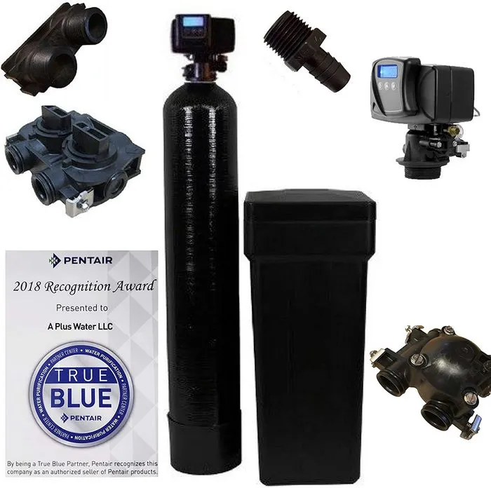 1. Fleck 5600SXT 64,000 Grain Water Softener Whole House System [Review] - Best Water Softener for Well Water image