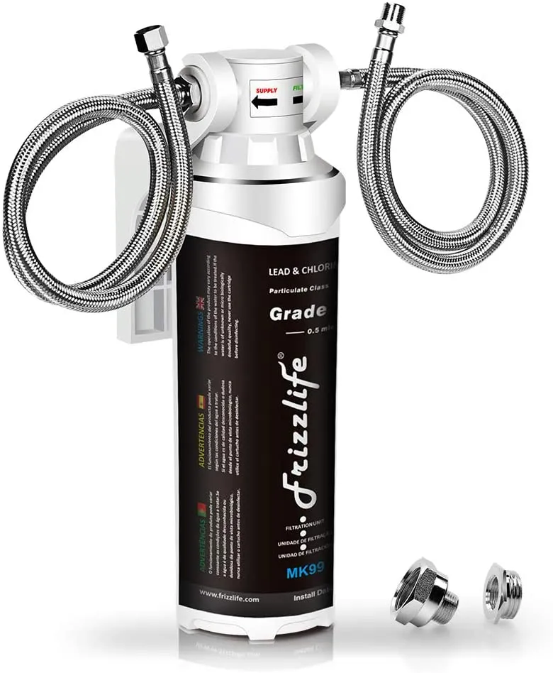 1. Frizzlife MK99 Under Sink Water Filter - Best Inline Undersink Water Filter for Lead image