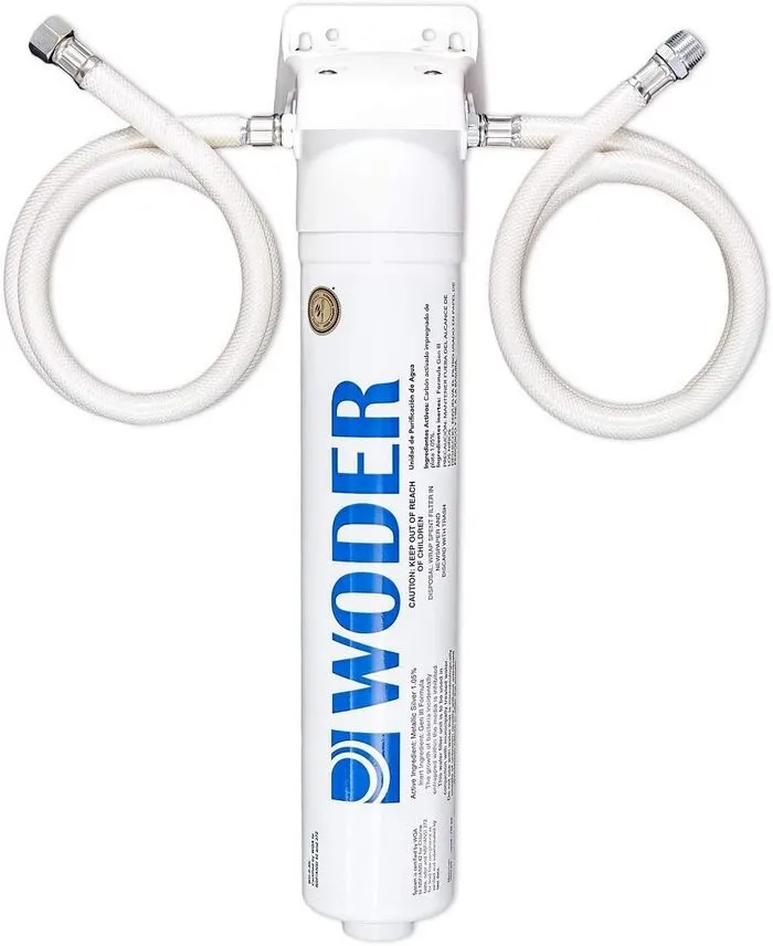 2. Woder WD-S-8K-DC Water Filtration System - Best Inline Water Filter for Municipal Water image