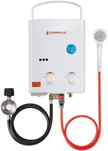 4. Camplux AY132 Propane Gas Tankless Water Heater Review - Best Budget Gas Tankless Water Heater image