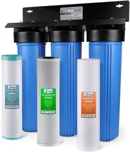 1. iSpring WGB32BM 3-Stage Whole House Water Filtration System image