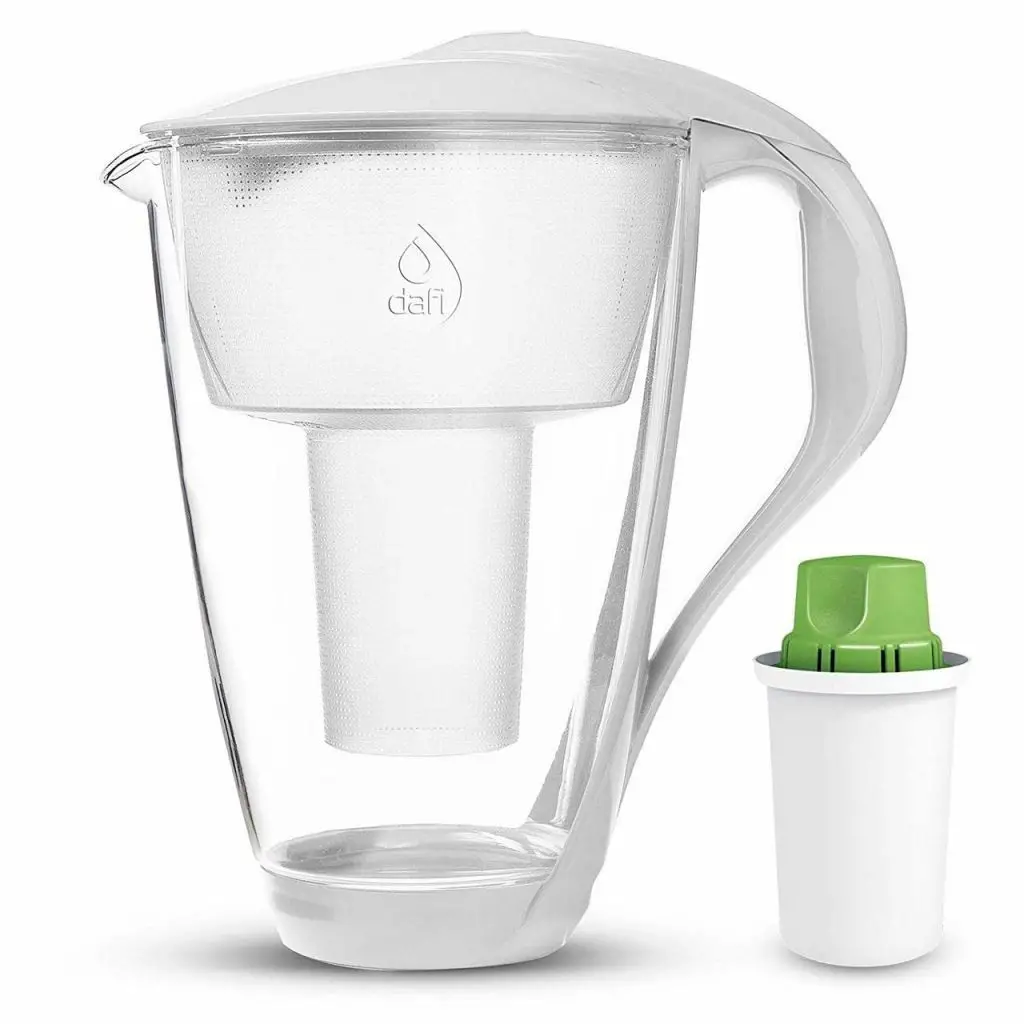 5. Dafi Crystal Glass Water Filter Pitcher Review: Best Glass Filtered Water Pitcher for Alkaline Water Image