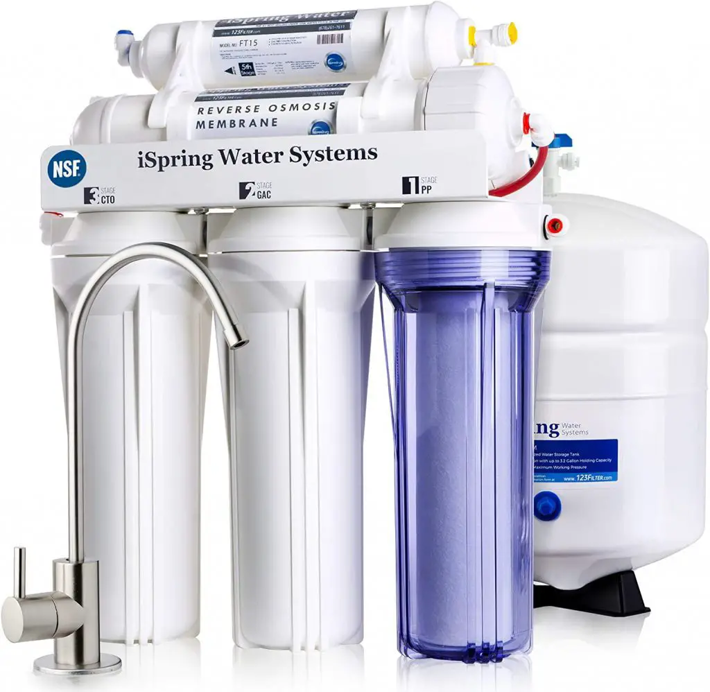 4. iSpring RCC7 5-Stage Prestige RO System Review: Budget RO System to Remove Fluoride Image