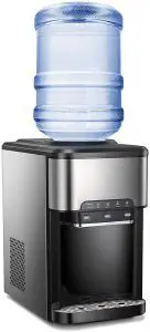 3. Countertop Ice Maker Water Dispenser with Large Storage: Kismile Water Cooler Dispenser & Ice Maker Review
