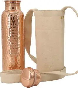 2. Best Pure Copper Water Bottle: Kitchen Science Copper Water Bottle 32oz Review Image