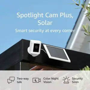 Ring Spotlight Cam Plus With Solar Panel