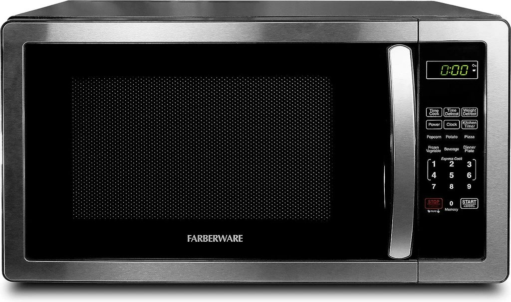 Farberware Countertop Microwave 1000 Watts 1.1 cu. ft. FMO11AHTBKB