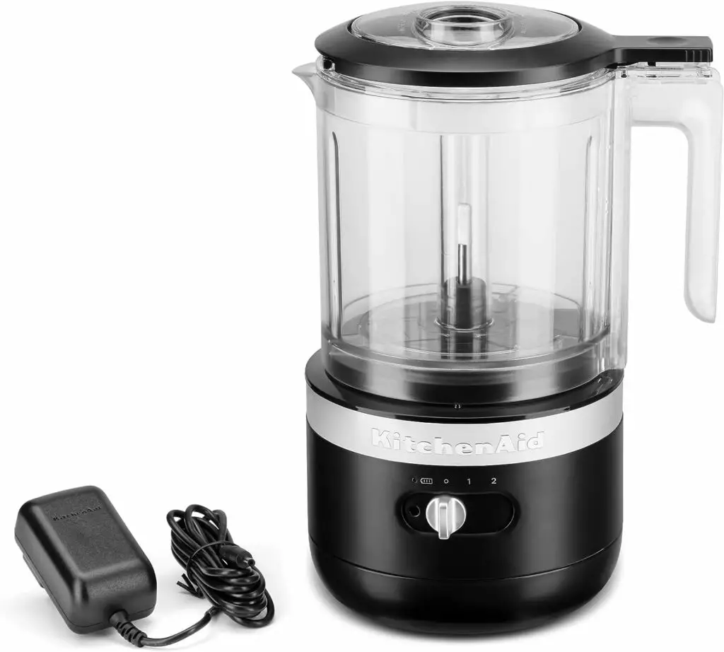 KitchenAid 5 Cup Cordless Food Chopper - 10 Best Food Processor For Pie Crust [Review]