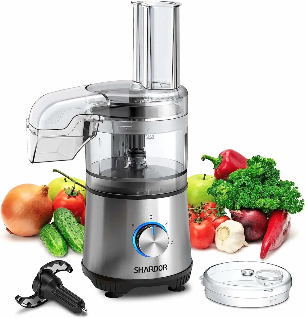 SHARDOR 3.5 Cup Food Processor - 10 Best Food Processors To Grate Cheese [Review]