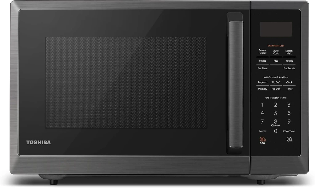 TOSHIBA ML2 EM12EABS Countertop Microwave Oven 1.2 Cu Ft